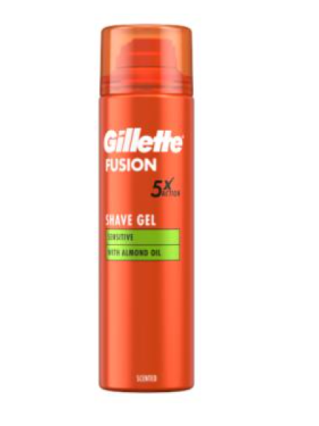 Гель для бритья Gillette Fusion Shave Gel with Almond Oil 200 мл