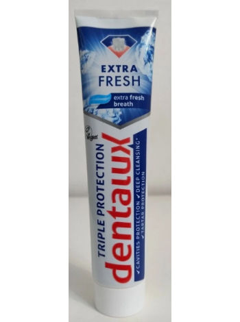 Зубная паста Dentalux Extra Fresh triple protection 125 мл тройная защита