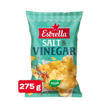 Картофельные чипсы Estrella Salt & Vinegar с солью и уксусом 275 г