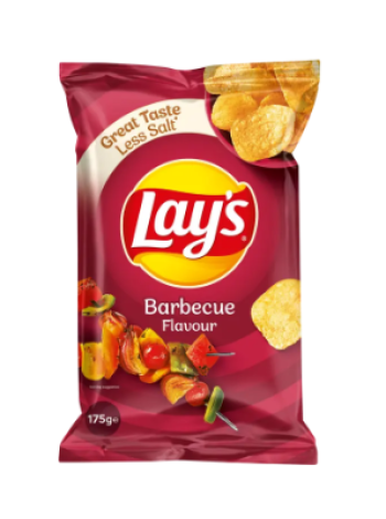 Картофельные чипсы Lay's со вкусом барбекю 175 г