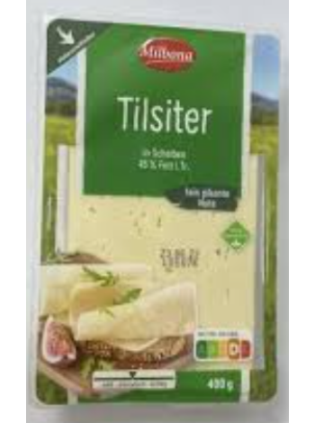 Сыр сливочный Milbona Tilsiter 400г