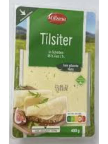 Сыр сливочный Milbona Tilsiter 400г