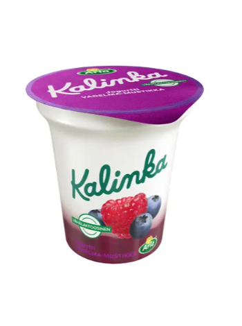 Йогурт Arla Kalinka со вкусом малины и черники 150 г с низким содержанием лактозы