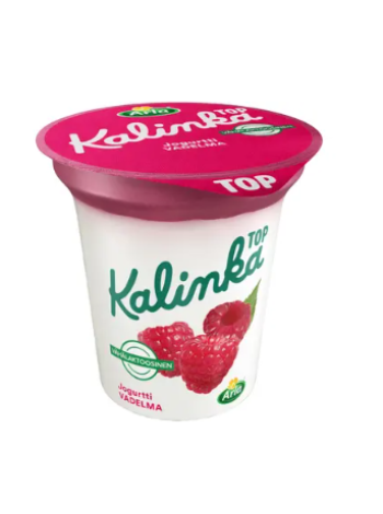 Йогурт Arla Kalinka Top 150 г малина с низким содержанием лактозы