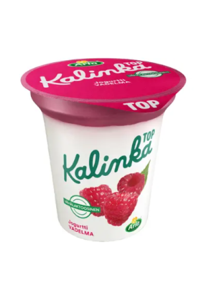 Йогурт Arla Kalinka Top 150 г малина с низким содержанием лактозы