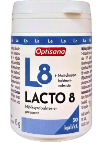 Молочнокислые бактерии Optisana Lacto 8 30 таб
