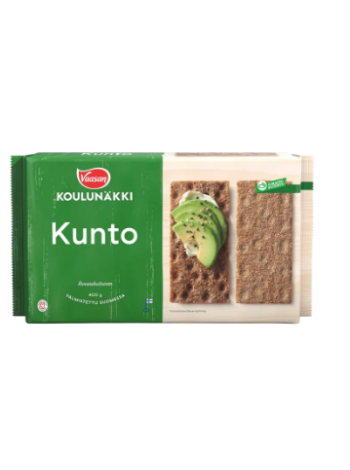 Цельнозерновые ржаные хлебцы с отрубями VAASAN KOULUNÄKKI Kunto 400г