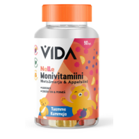 Мультивитамины для детей Vida Nalle Monivitamiini Metsämarja & Appelsiini  90 шт Лесные ягоды и апельсин 