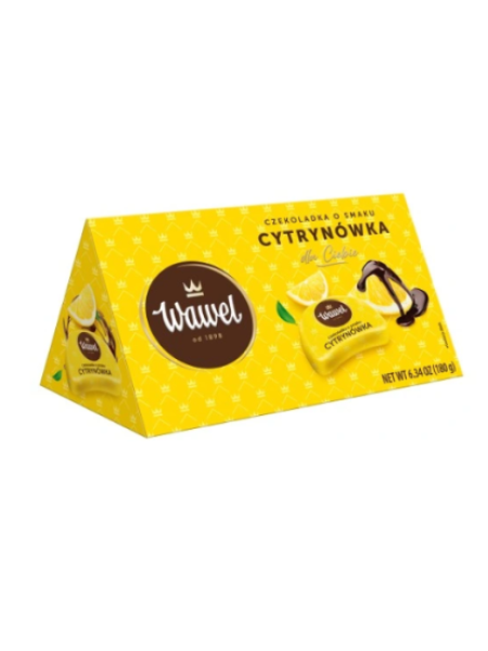 Шоколадные конфеты с лимонной начинкой Wawel CYTRYNOWKA 180г 
