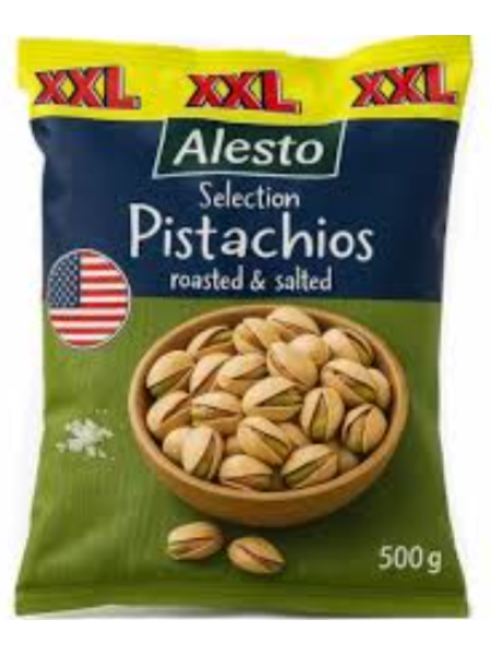Фисташки Alesto Californian Pistachios с солью 500г
