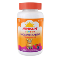 Биологически активная добавка для детей Minisun Monivitamiini Pehmonalle Junior 120 шт