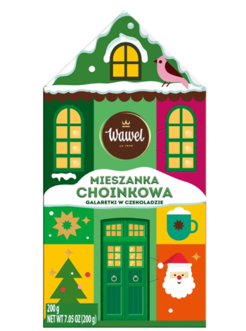 Домик с шоколадными конфетами Mieszanka Choinkowa Domek 200 г