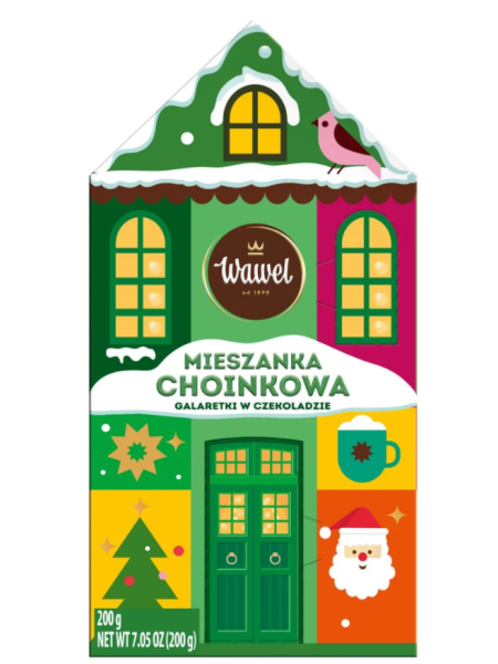 Домик с шоколадными конфетами Mieszanka Choinkowa Domek 200 г