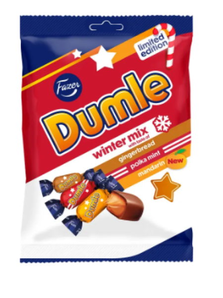 Ассорти конфет Fazer Dumle winter mix 180г