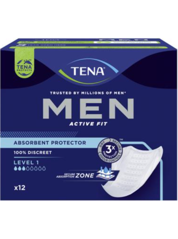 Анатомические прокладки для мужчин TENA Men Level №1 12шт