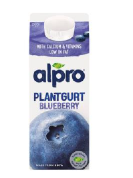 Йогурт соевый питьевой Alpro Plantgurt 750г черничный