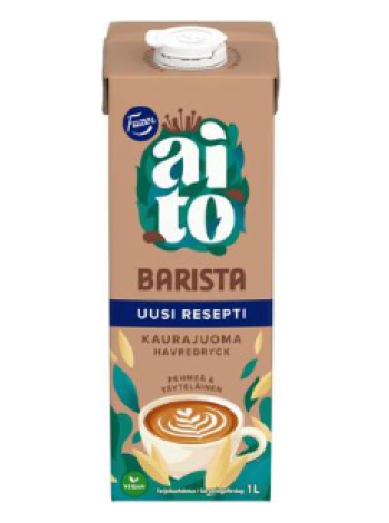 Напиток овсяный Fazer Aito Barista UHT 1л