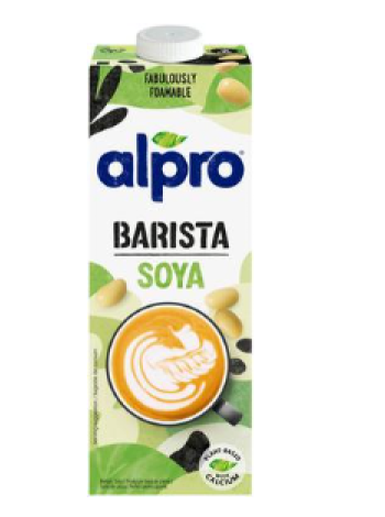 Соевый напиток Alpro Barista Soya 1л для кофе и кофейных напитков