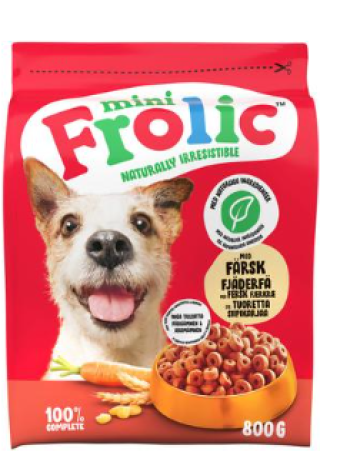 Сухой корм Frolic Mini птица, овощи и зерно 800г