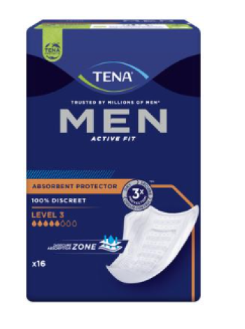 Прокладки для мужчин TENA Men Level № 3 16шт