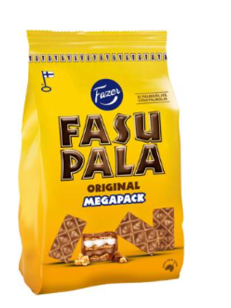 Вафли Fazer Fasupala Original  Megapack 355г с молочным шоколадом (42%)