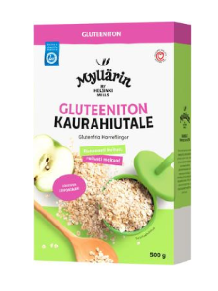 Безглютеновая овсянка Myllärin Gluteeniton Kaurahiutale 500г