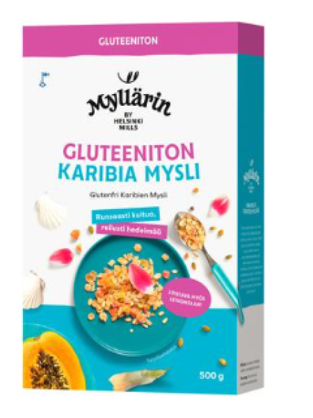 Мюсли безглютеновые Myllärin Gluteeniton Karibia Mysli 500 г