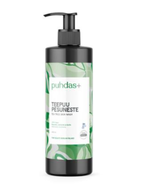 Средство для умывания с чайным деревом Puhdas+ Tea tree skinwash 250 мл