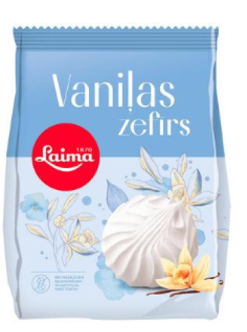 Зефир со вкусом лайма и ванили Laima vaniljemaitseline sefiir 200г