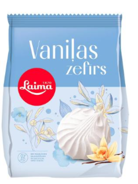 Зефир со вкусом лайма и ванили Laima vaniljemaitseline sefiir 200г