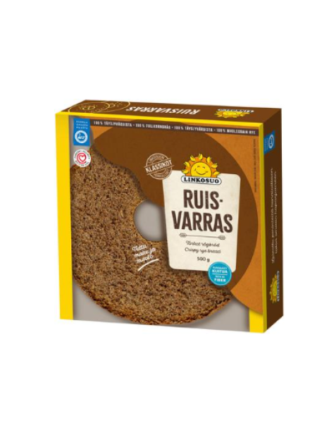 Сушеные ржаные лепешки Linkosuo Varrasleipä 500г