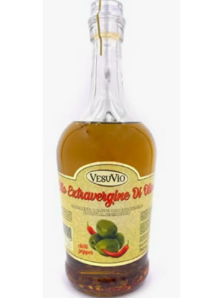 Масло оливковое VesuVio Olio Extra Vergine di Oliva Chilli pepper 750 мл нерафинированное