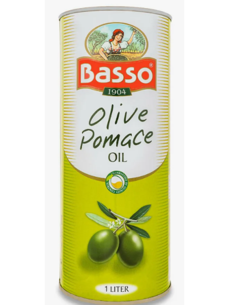 Оливковое масло для жарки Basso Olive Pomace 1 л