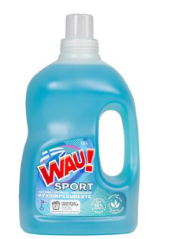 Жидкий стиральный порошок WAU! Pyykinpesuneste Sport 1,5 л