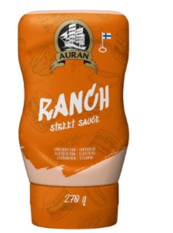 Соус Auran Ranch Street Sauce 270г не содержит глютена и лактозы