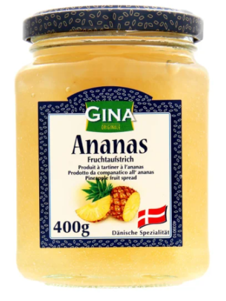 Джем ананасовый Gina Ananas 400г стекло