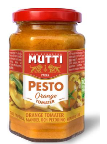Песто из томатов Mutti Orange  tomaattipesto 180г 