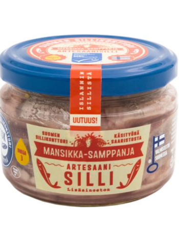Селедка Sillikonttori mansikka-samppanja Artesaani-silli 280г/ 140 г клубника-шампанское