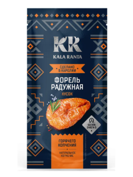 Форель радужная копченая на ольховой и буковой щепе Кусок