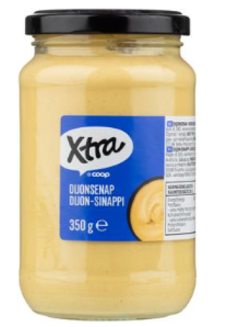 Дижонская горчица Xtra dijon-sinappi 350 г стекло