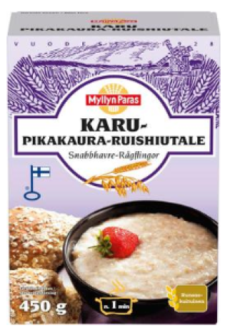Овсяно-ржаные Myllyn Paras KARU 450г