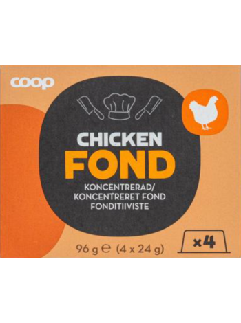 Концентрированный куриный бульон Coop 4 x 24 г
