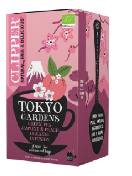 Чай в пакетиках Clipper Organic Tokyo Gardens Brew 20 штук