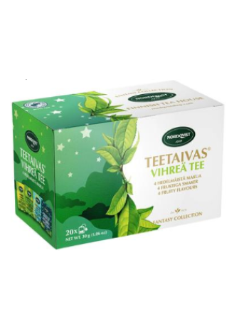 Ассорти зеленого чая Nordqvist Teetaivas Vihreä 20x1,5г