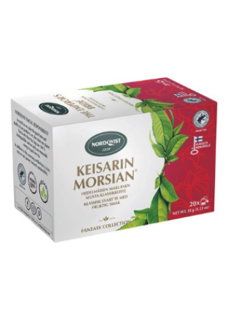 Черный чай с пряностями Nordqvist Keisarin Morsian 20 х 1,75 г ежевика айва