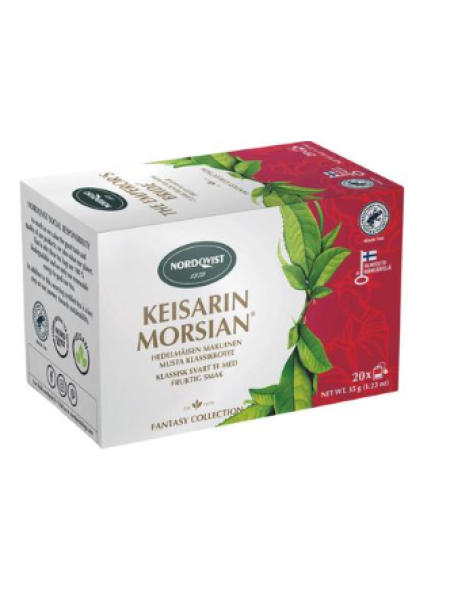 Черный чай с пряностями Nordqvist Keisarin Morsian 20 х 1,75 г ежевика айва