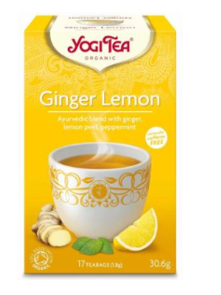 Травяной чай Yogi Tea Ekologisk Ginger Lemon 17x1,8г Имбирь Лимон