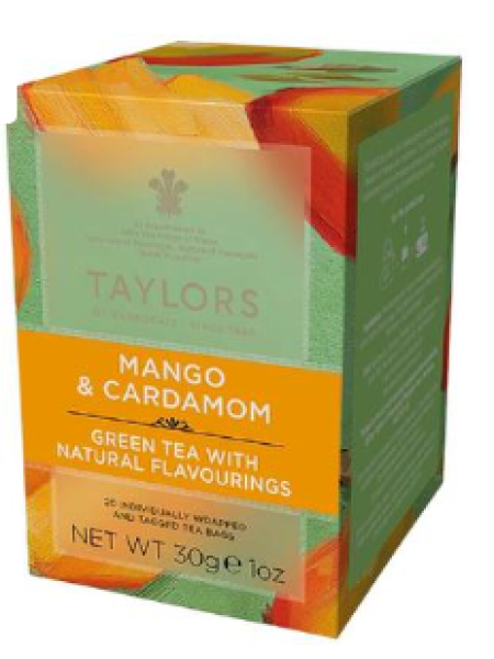Зеленый чай Taylors of Harrogate с манго и кардамоном 20 шт