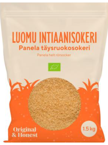 Органический индийский сахар Organic Health Luomu Intiaanisokeri 1500г