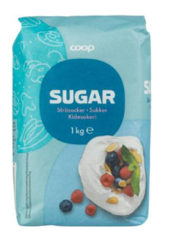 Сахарный песок Coop strösocker 1 кг